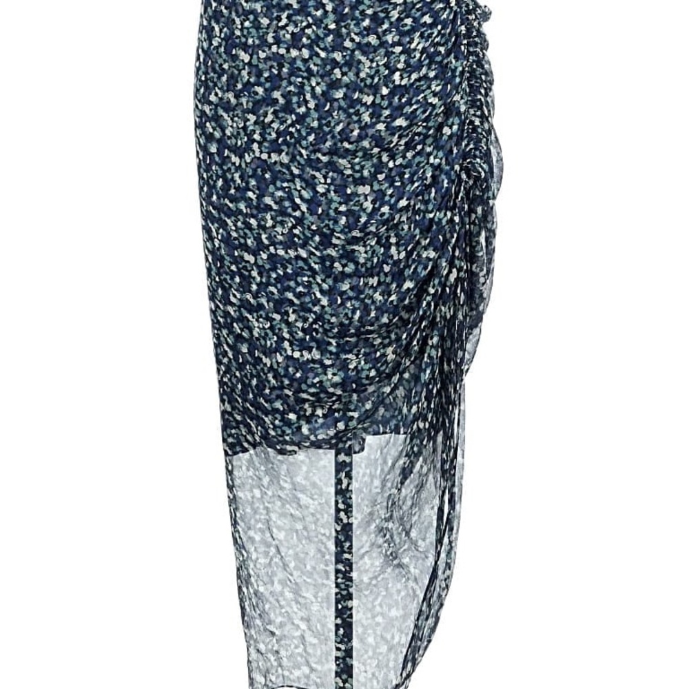 Veronica Beard Blue Asymmetrical Skirt